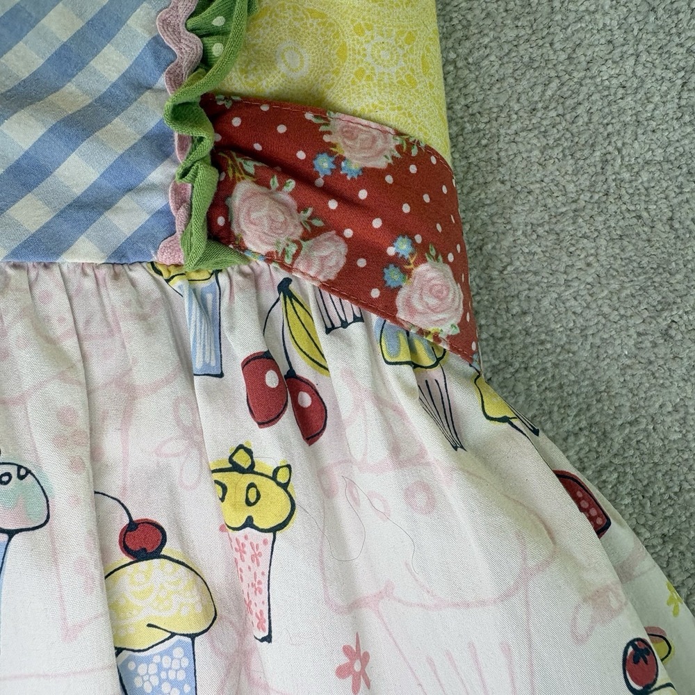 Matilda‎ Jane Take The Cake Top Hello Lovely Girls Cupcakes Tie Back Size 4 - Picture 4 of 7